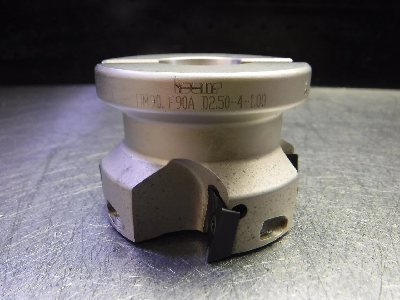 Iscar 2.5" Indexable Facemill 1" Shank HM90.F90A D2.50-4-1.00 (LOC1388D)