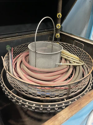 USED ADF 200 HEATED ROTARY PARTS WASHER