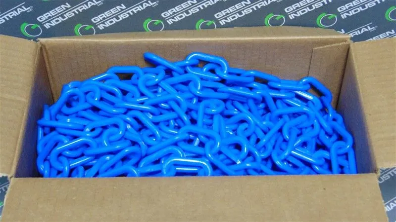 Mr. Chain 50006-100 2" General Use Blue Plastic Bulk Chain 100 Feet New NIB