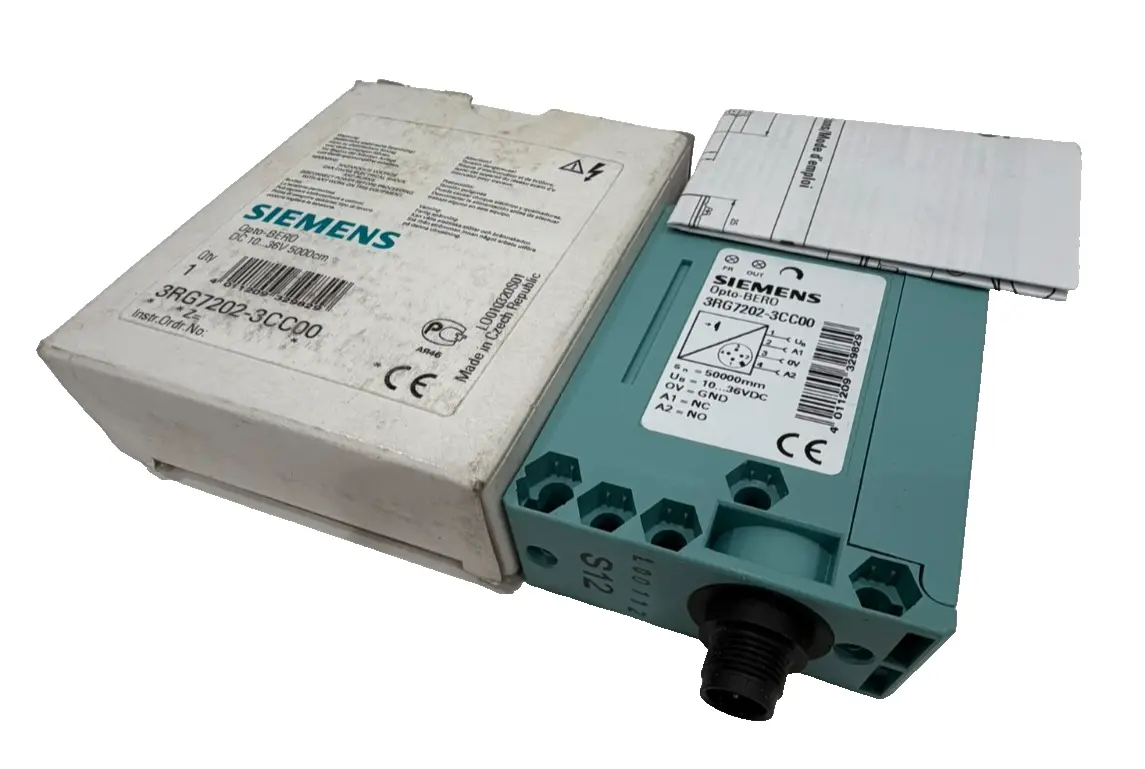 NEW SIEMENS 3RG7202-3CC00 THRU-BEAM SENSOR 36V 3RG72023CC00
