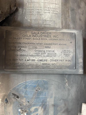 Used Gala Pac 6 Pelletizers Kentucky US | Edwards Industrial Repair #1312902