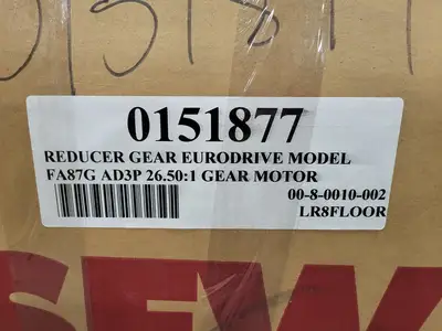 NEW SEW-EURODRIVE FA87/G AD3/P