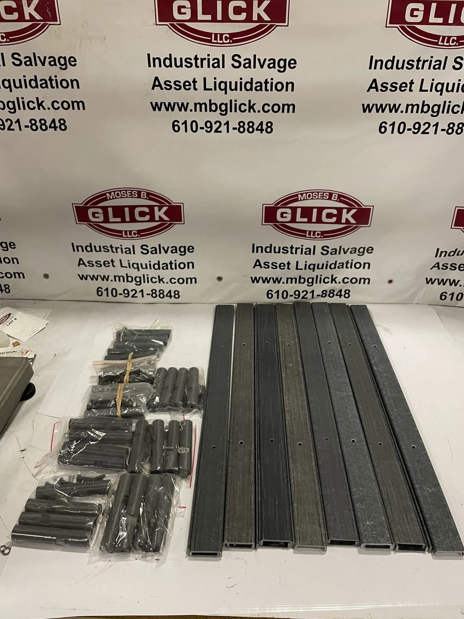 SIMCO 30” x 2” x 1/2” Composite DIN Rail -NEW Lot of 16 rails