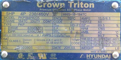 SPC9245  Pump 5 hp AirHydroPower hydraulic power unit, 25 gal reservoir tank