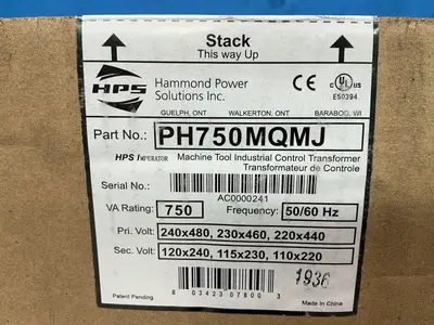 New | in-Stock HAMMOND POWER SOLUTIONS INC. PH750MQMJ Transformers Ohio US | HGR 24 #1478214