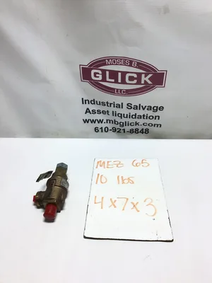 Kunkle 0020-C02-MC Pressure Relief Safety Valve 1/2″ Set 30PSIG Capacity 5.1 GPM