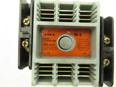 ABB Asea EFLG30-G20R Motor Starter Contactor 30A 240/500V AC/DC 15Hp 120V Coil