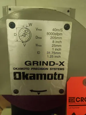 USED 2012 Okamoto LINEAR 612B, 2012, ROLLER BEARING TABLE,