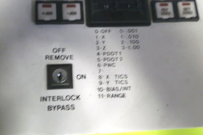 ELECTRICAL ON / OFF PANEL 43151404
