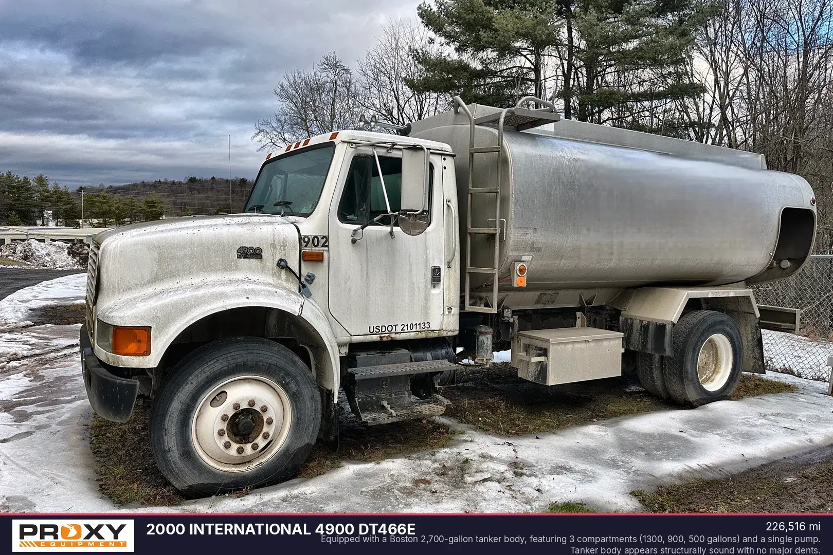 Used 2000 INTERNATIONAL 4900 DT466E Fuel & Lube Trucks Pennsylvania US | Proxy Equipment #1385352