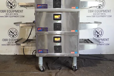 2021 MIDDLEBY MARSHALL CTX ELECTRIC TRIPLE STACK PIZZA CONVEYOR OVEN MODEL DZ33T