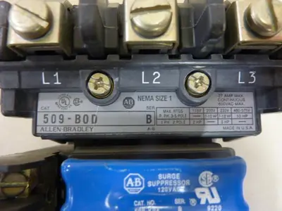 USED ALLEN BRADLEY 509-BOD SER B W38