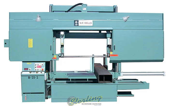 New | in-Stock W.F. WELLS B-25-2 Horizontal Band Saws California US | Sterling Machinery Exchange #1465972