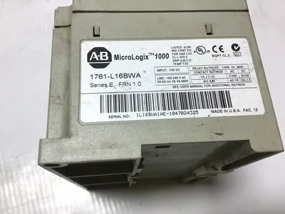 Allen Bradley Micrologix 1000 1761-L16BWA Seres E Programmable Controller