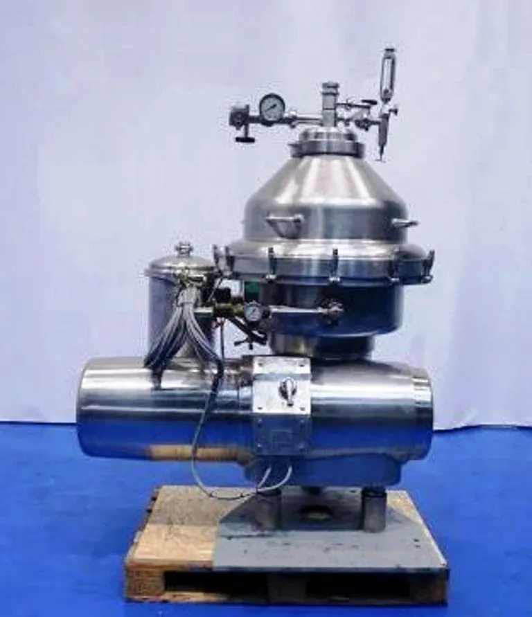 Alfa-Laval MRPX 214 TGV-44 warm milk separator, 316SS.