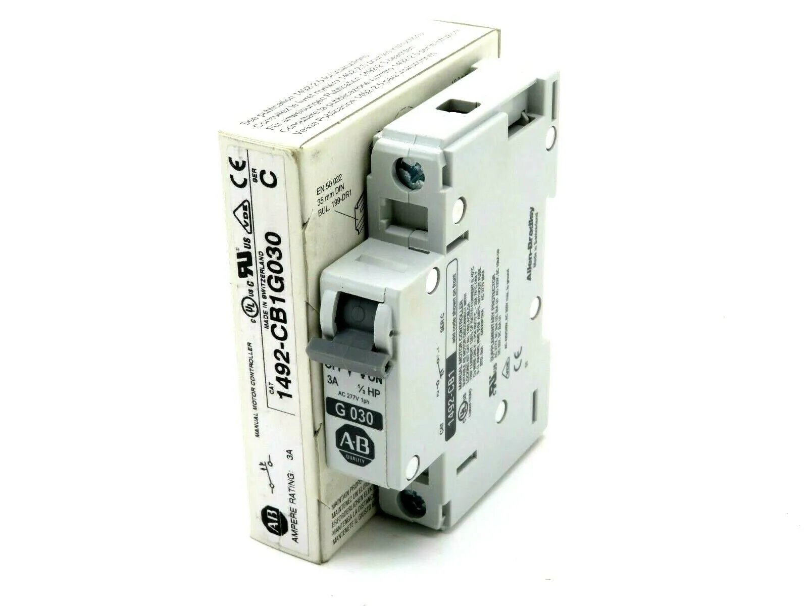 NEW ALLEN BRADLEY 1492-CB1G030 CIRCUIT BREAKER 1492CB1G030