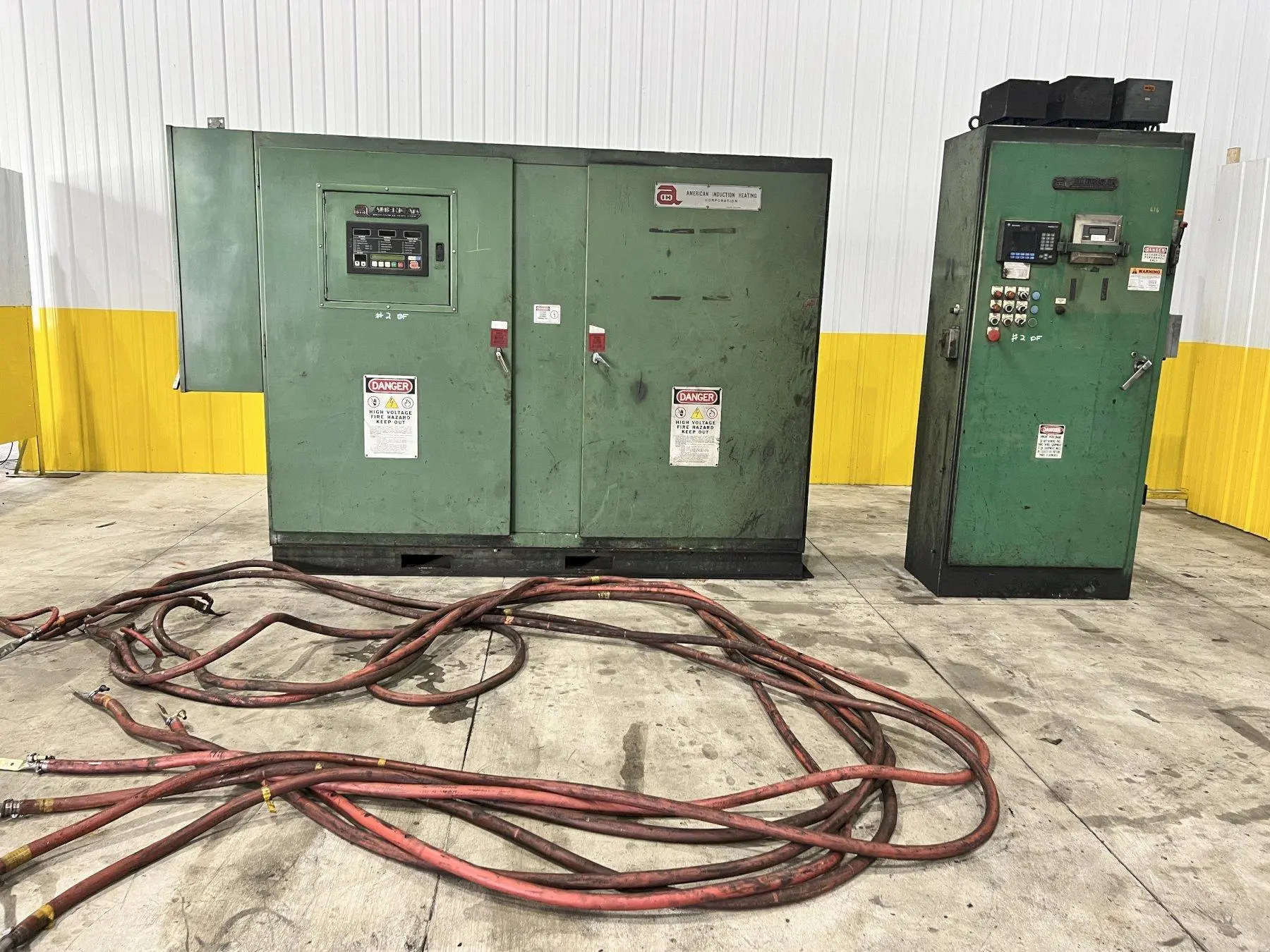 550 kW AMERICAN INDUCTION HEATING CORP (1999) INDUCTION HEAT POWER SOURCE & CONTROLS: STOCK #20012