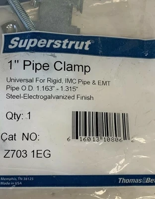 NEW Superstrut Z703 1EG