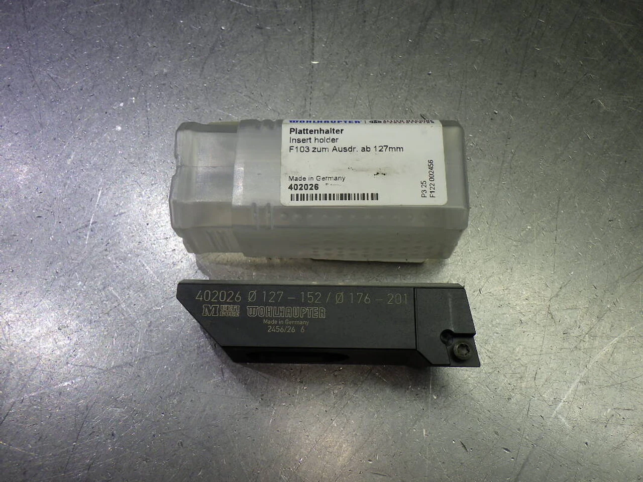 AMEC/Wohlhaupter 127-201mm Boring Head Insert Wing 402026 (LOC2489)