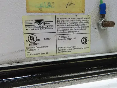EMF BA 46689 Electrical Box Enclosure 34x24x10" Back Plate