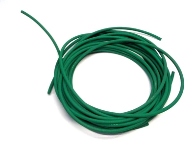 USED MOL BELTING MULTI LENGTH (50' TOTAL) 8MM GREEN ROUND BELTING