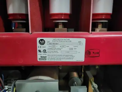5 kV Motor Starter w/ 800A Vacuum Contactor, GE F35 Relay & 600E Fuses