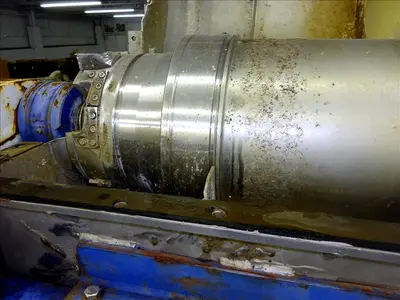 (2) Sharples P3400 Super-D-Canter centrifuges, 316SS.