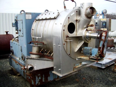 Alfa-Laval SB-800/2 2-stage pusher centrifuge, 316SS.