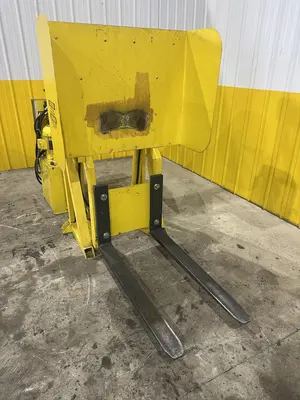 48" HYDRAULIC PALLET INVERTER / FLIPPER / UPENDER MACHINE: STOCK #22798