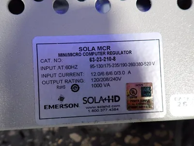USED SOLA MCR 63232108