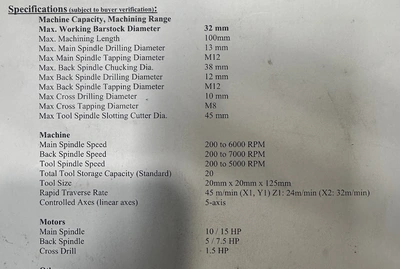 2014 TSUGAMI B0385L Swiss Type Automatic Screw Machines | Liberty Machine Works LLC (15)