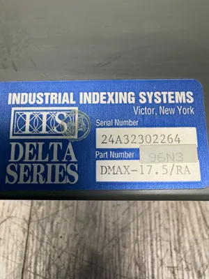 INDUSTRIAL INDEXING SYSTEMS DMAX-17.5/RA Electrical/PLC/Automation | ESS Industrial Equipment Sales (6)