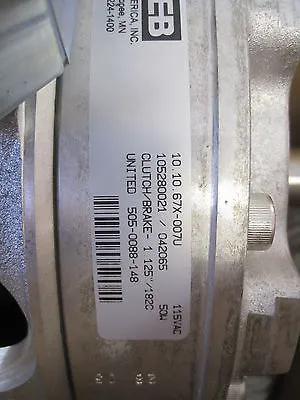 NEW KEB 10.10.67X-007U CLUTCH BRAKE