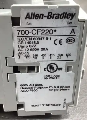 USED Allen-Bradley 700-CF220*