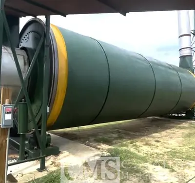 USED HEIL 12X40 TRIPLE PASS DRUM DRYER WITH GAS BURNER