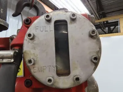 Chicago Pneumatic 1/4 Ton 500Lb Power Vane Air Chain Hoist 11' Lift w/Pendant