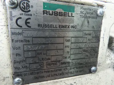 Used RUSSELL _UNKNOWN_ Miscellaneous MRO Indiana US | Arrow Industrial #610192