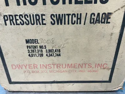 Used DWYER 3008 Pressure Switches Ohio US | HGR 24 #1291958