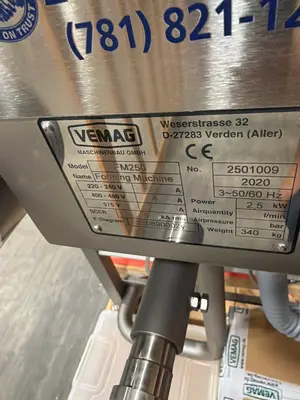New | in-Stock 2020 VEMAG FM 250 Patty Forming Machines Illinois US | M&M Equipment Corp. #1385656