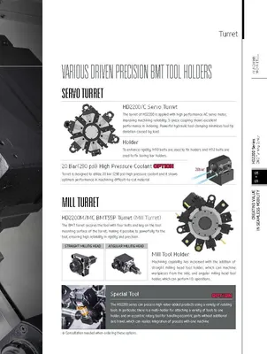 HYUNDAI WIA CNC MACHINE TOOLS HD2200MC 3-Axis CNC Lathes (Live Tools) | Hillary Machinery (28)