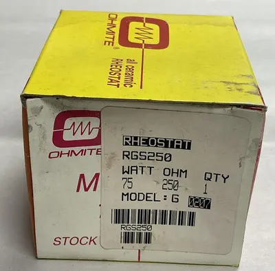 New | in-Stock OHMITE RGS250 Miscellaneous Equipment (Electrical & Power) | Surplus Asset Holdings #1188726