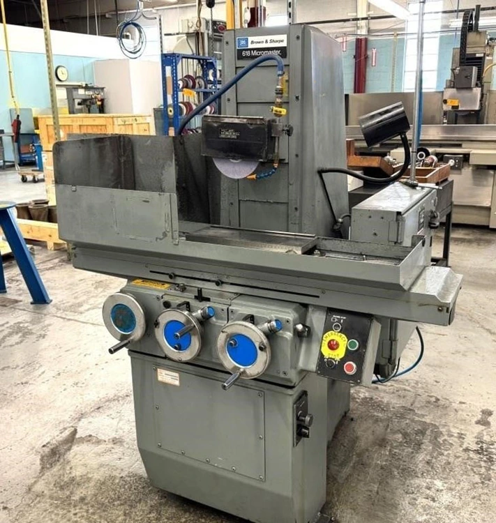 Used 1984 Brown & Sharpe 618 MICROMASTER SERIES II, 1984, 2-AXIS AUTO FEEDS Reciprocating Surface Grinders New Jersey US | Machinery Values #452694