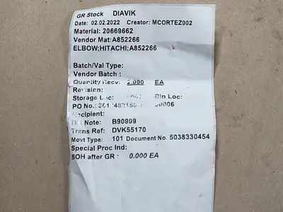 NEW JOHN DEERE A852266