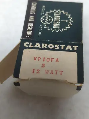 New | in-Stock CLAROSTAT VP10FA Miscellaneous Equipment (Electrical & Power) | Surplus Asset Holdings #1193561