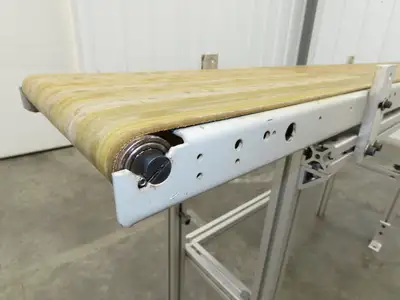 QC Industries 12"x 72" Belt Conveyor 120V Variable Speed Belt Drive 0-13FPM