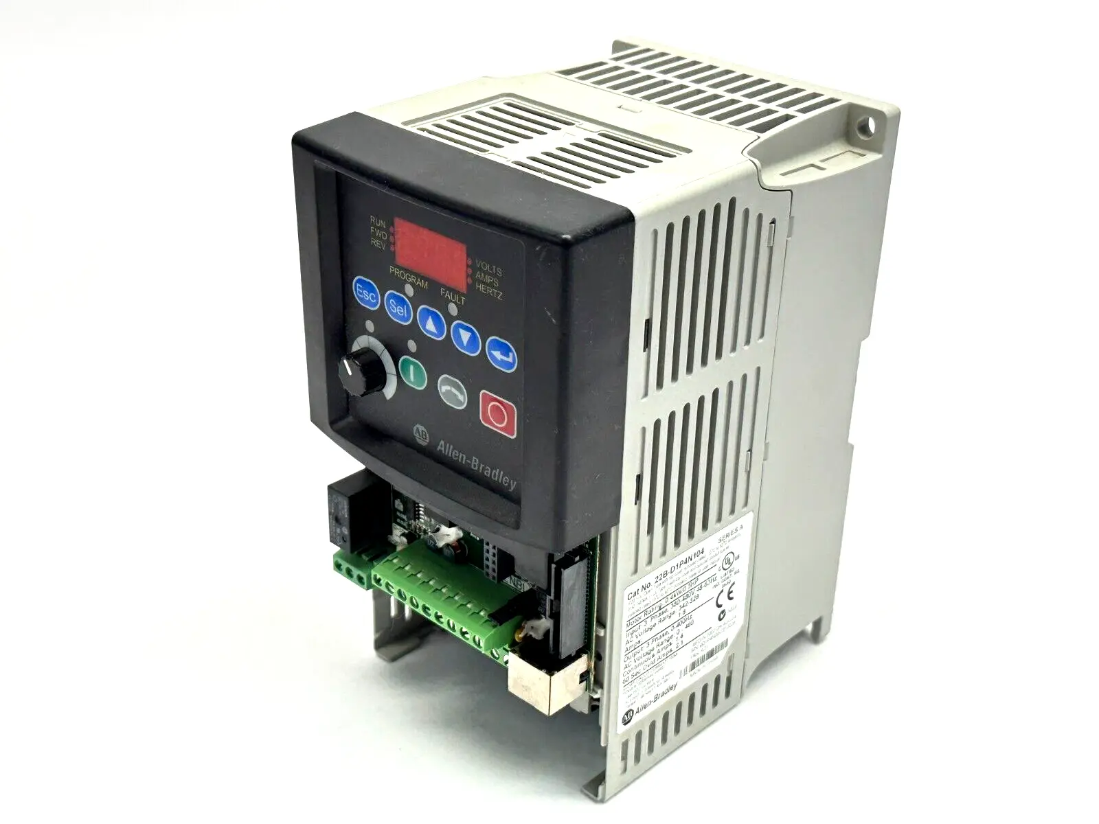22B-D1P4N104 | Allen-Bradley  Ser A PowerFlex 40 AC Drive 0.4kW 0.5HP 380-480V - For parts or not working