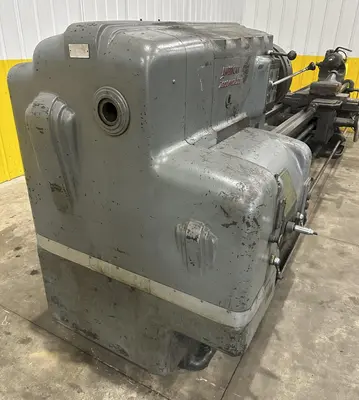 28" X 126" AMERICAN PACEMAKER ENGINE LATHE 2-1/8" HOLE: STOCK #23510