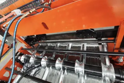 Zinc Roof Sheet Roll Forming Machine in Niger