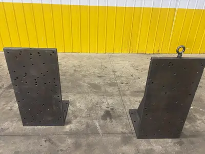 (2) 18" X 18" X 36" X ANGLE PLATES: YOBRO #24037