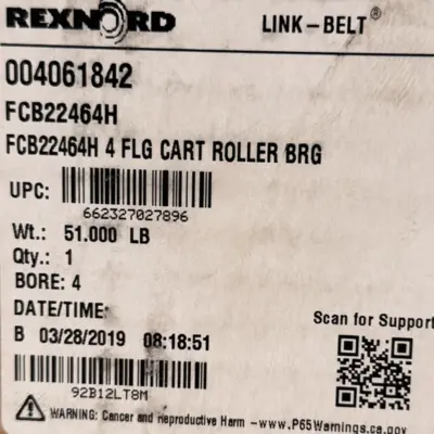 NEW REXNORD FCB22464H